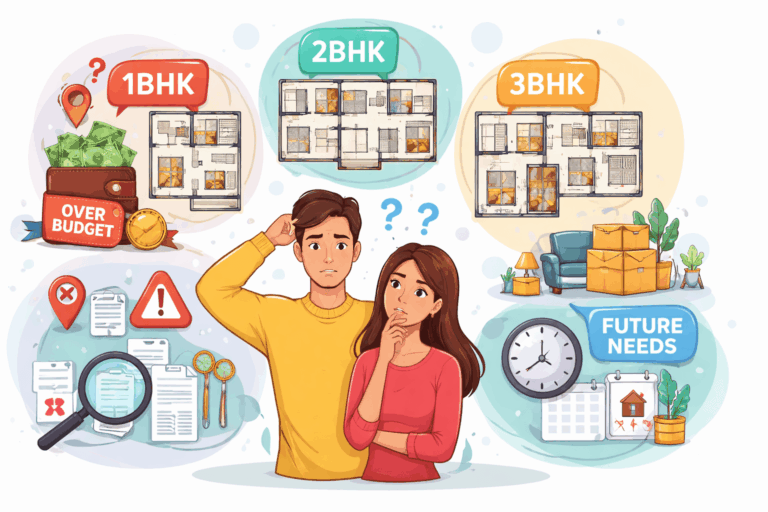 3 BHK vs 2 BHK Flats in Shela