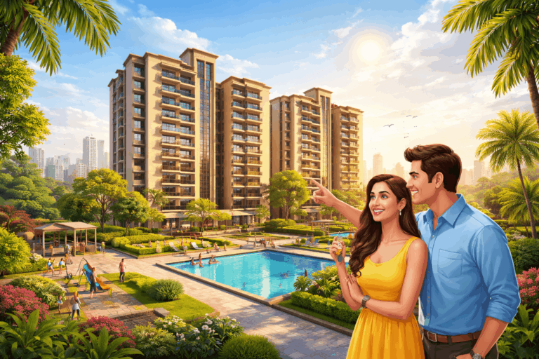 3 BHK Flats in Shela Under 80 Lacs