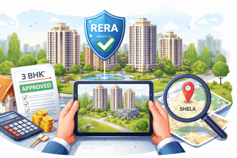 RERA Approved 3 BHK Projects In Shela