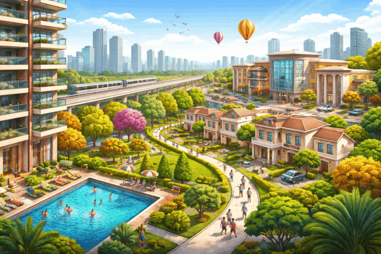 luxury 3 BHK apartments in Shela Ahmedabad