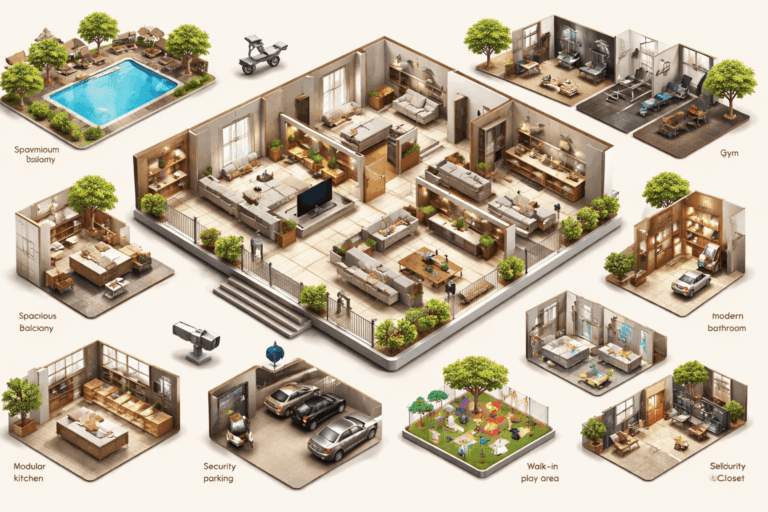 3 bhk Flats on Club O7 Road Ahmedabad