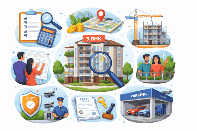 3 bhk Flats on Club O7 Road Ahmedabad 