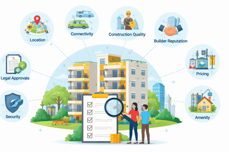 3 BHK Flats near VIP Road Shela