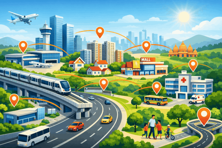 3 BHK Flats near VIP Road Shela