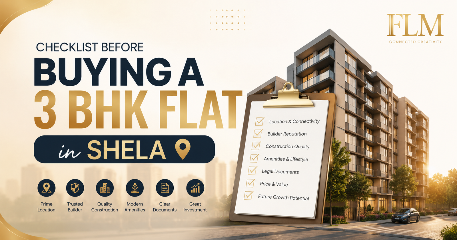 Checklist Before Buying a 3 BHK Flat in Shela