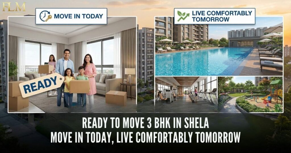 Ready to Move 3 BHK in Shela