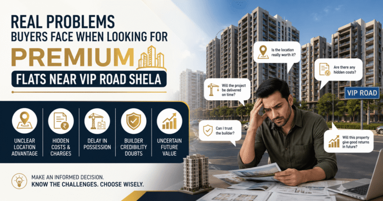 Premium flats near VIP Road Shela