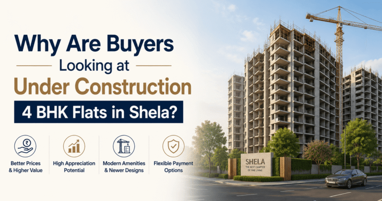 Under Construction 4 BHK Flats in Shela