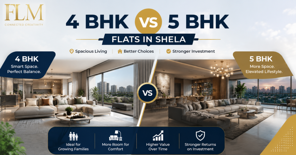 4 BHK vs 5 BHK Flats In Shela: Which One Should You Buy?