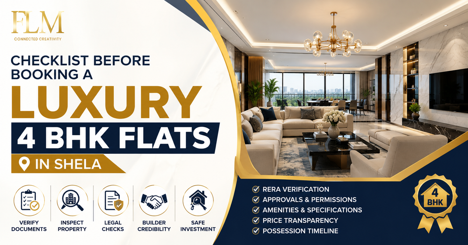 Checklist Before Booking a Luxury 4 BHK Flats In Shela