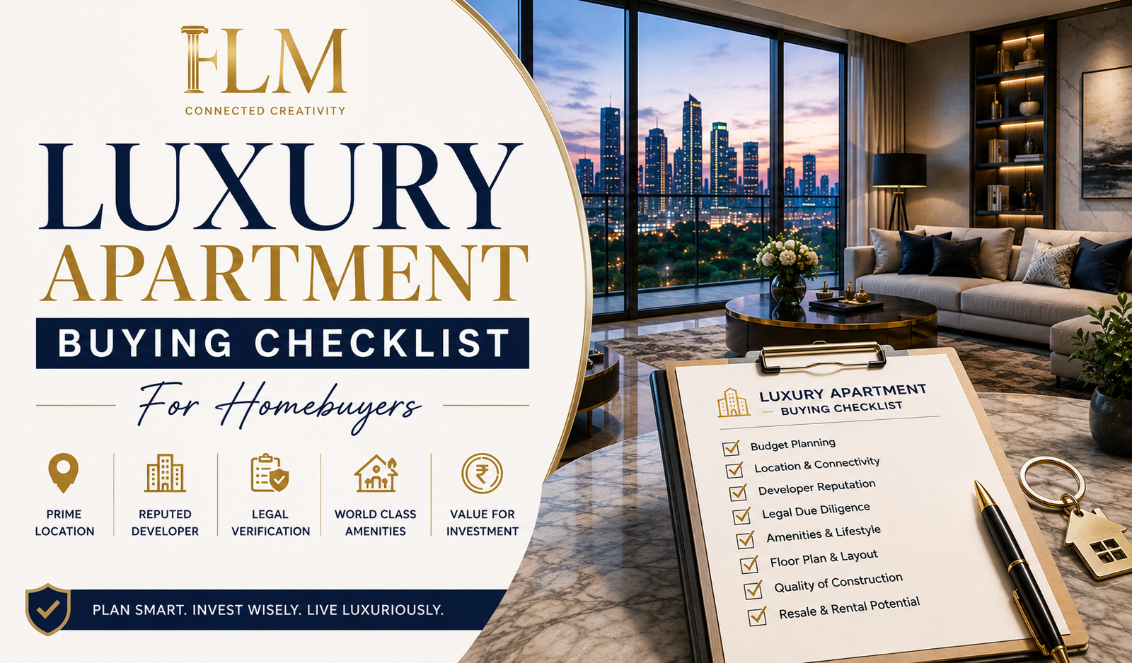 Luxury Apartment Buying Checklist For Homebuyers 
