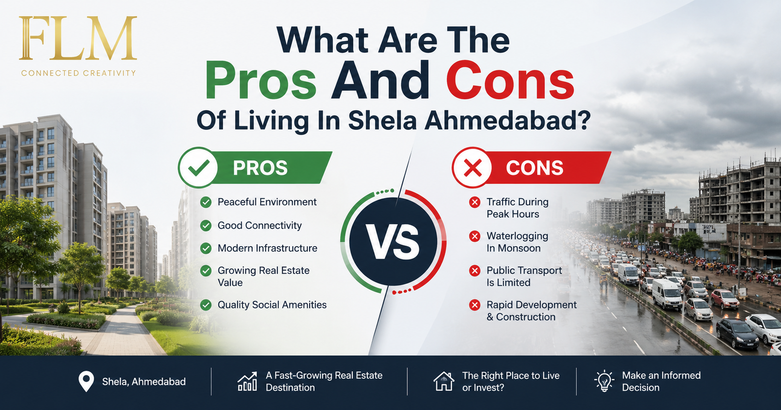 What Are The Pros And Cons Of Living In Shela Ahmedabad?