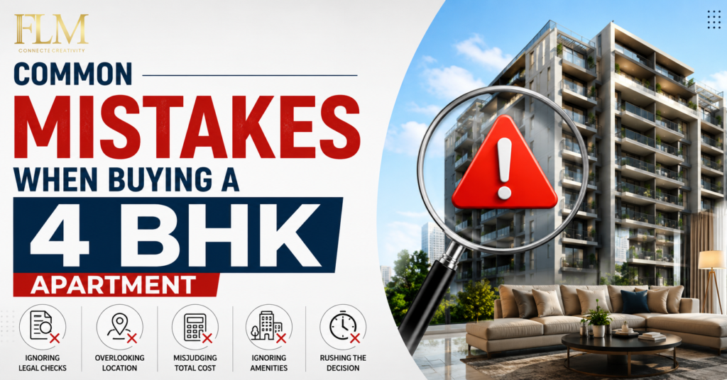 Common Mistakes When Buying a 4 BHK Apartment