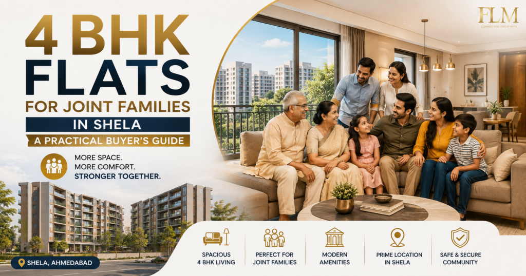 4 BHK Flats for Joint Families in Shela: A Practical Buyer’s Guide